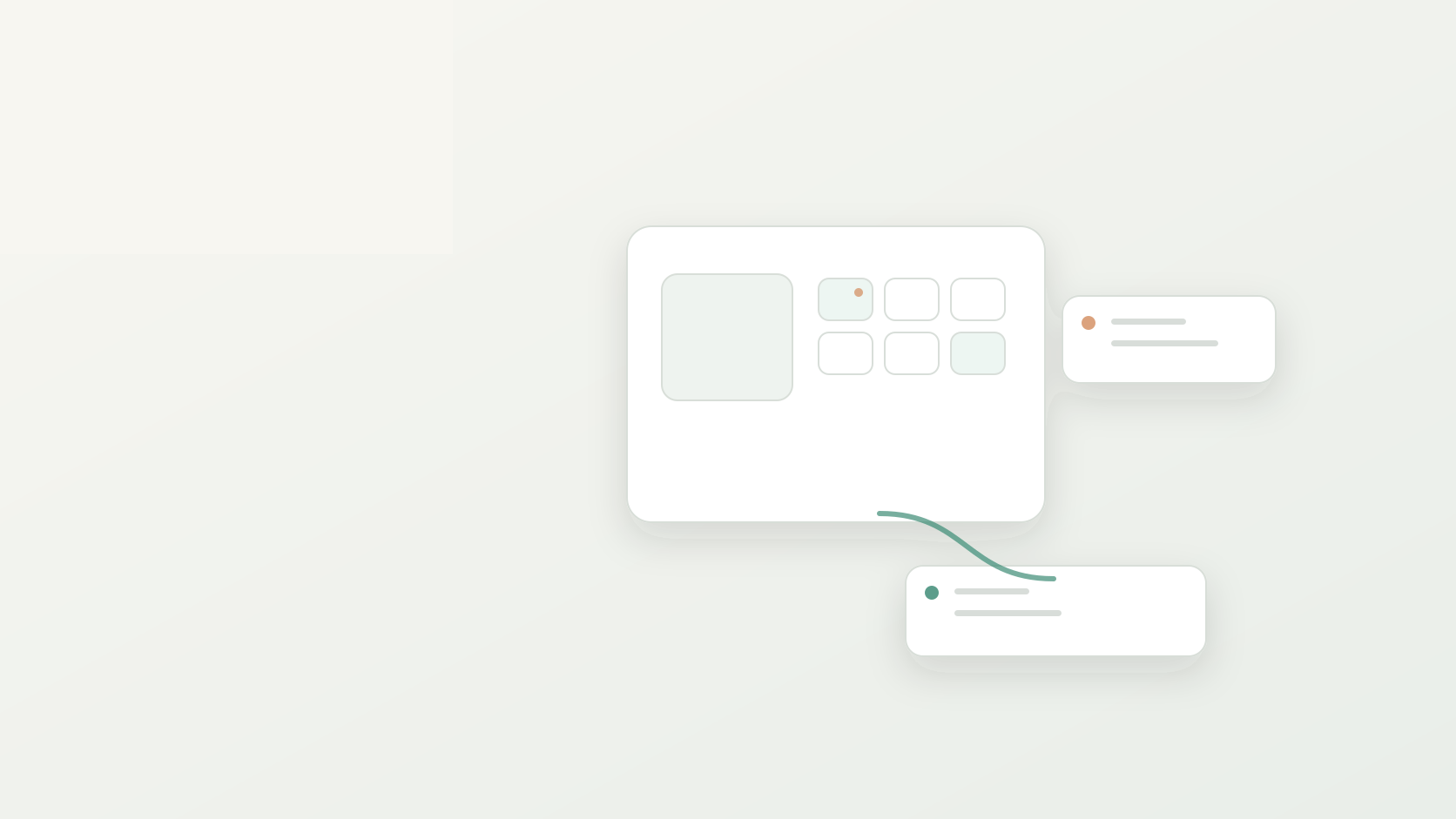 Abstract ecommerce product page QA cover with product module and launch cards