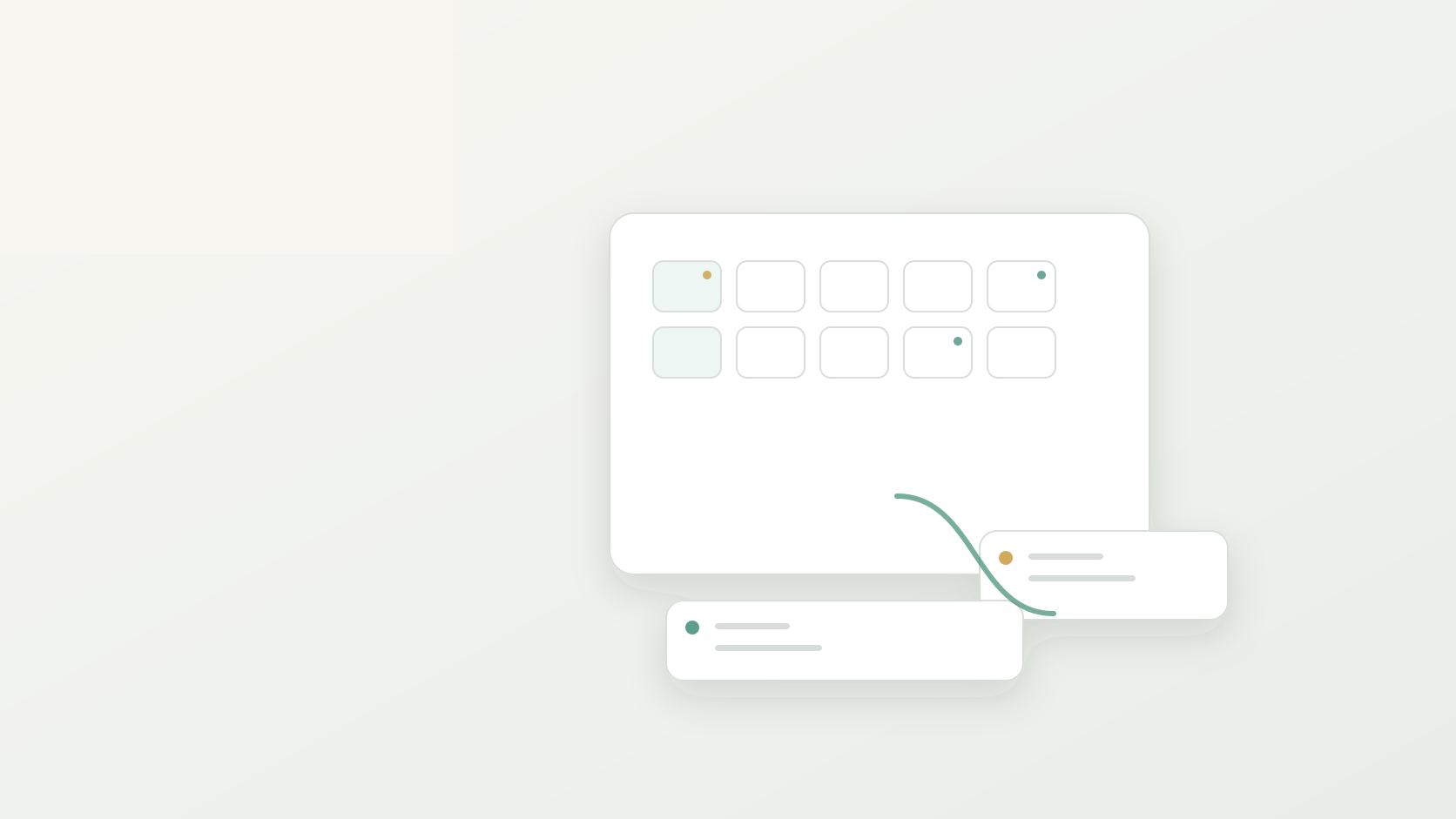 Abstract WordPress theme development cover with editable component blocks