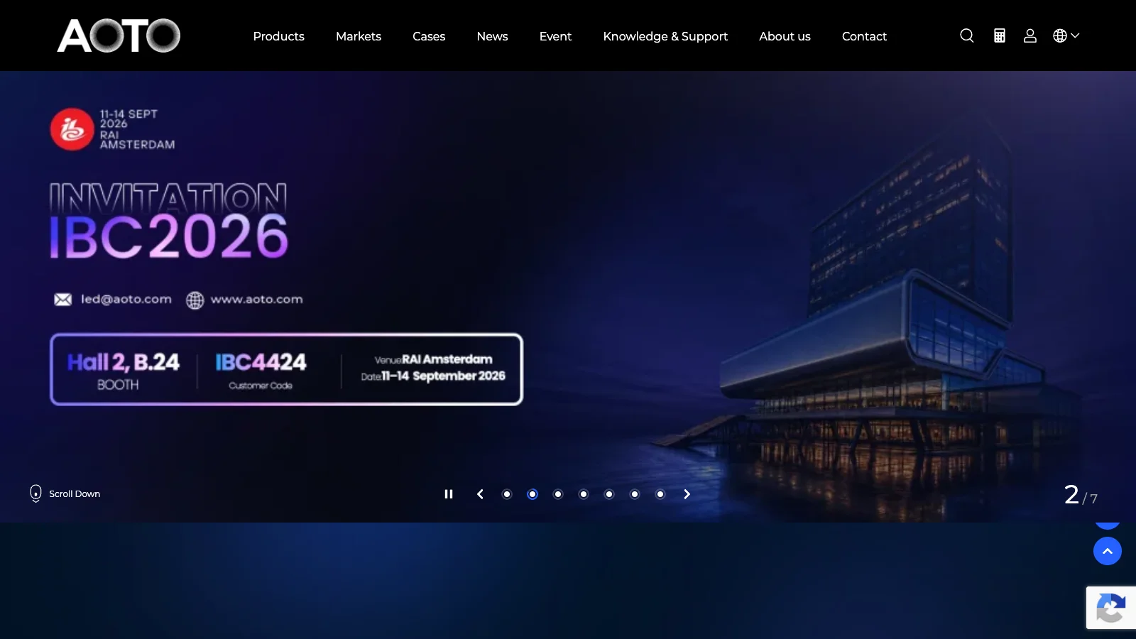 AOTO homepage