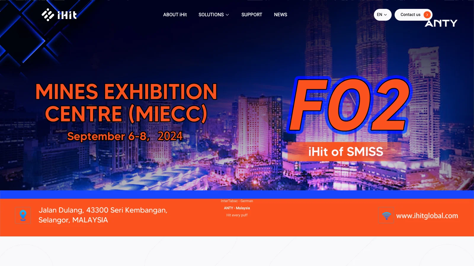 iHit homepage