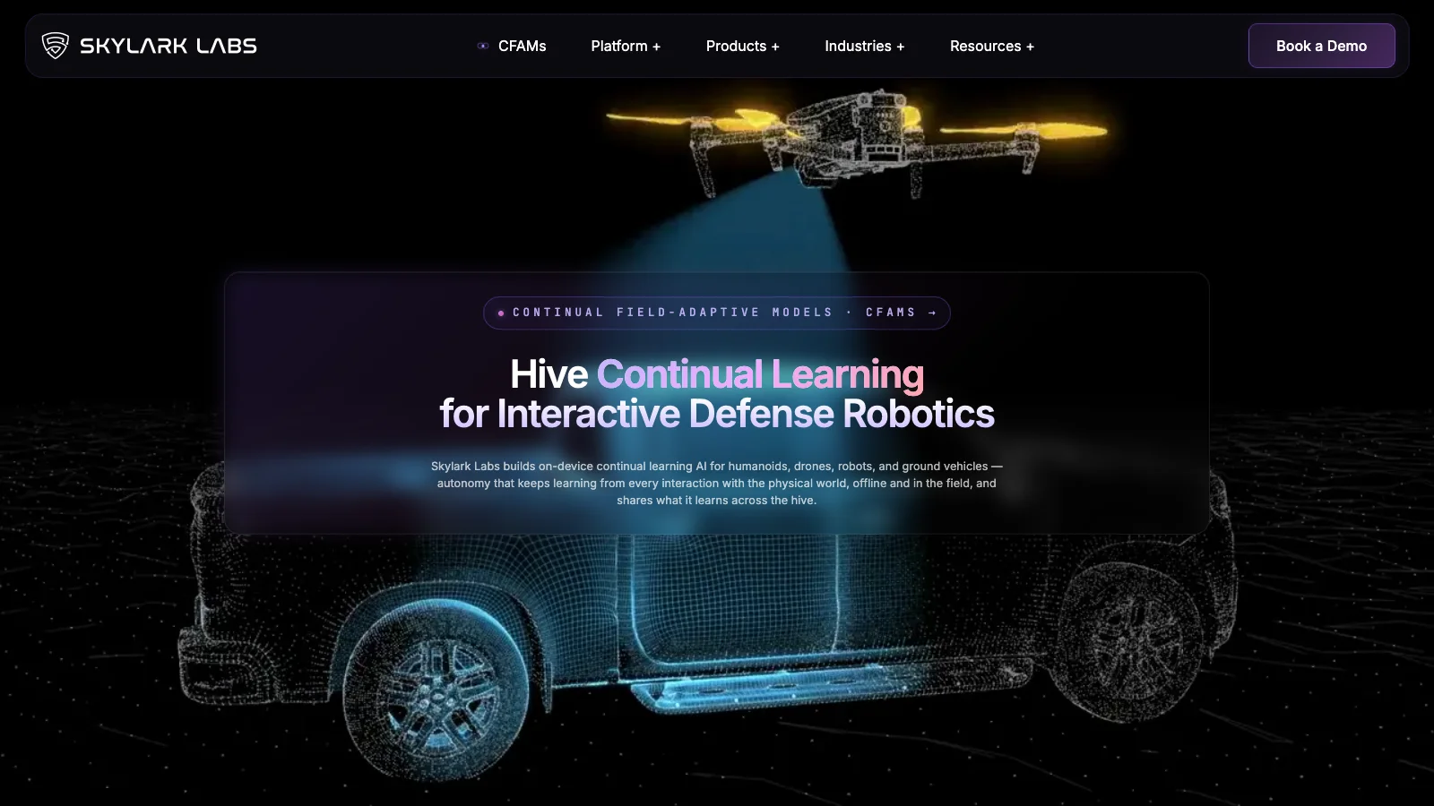 Skylark Labs homepage