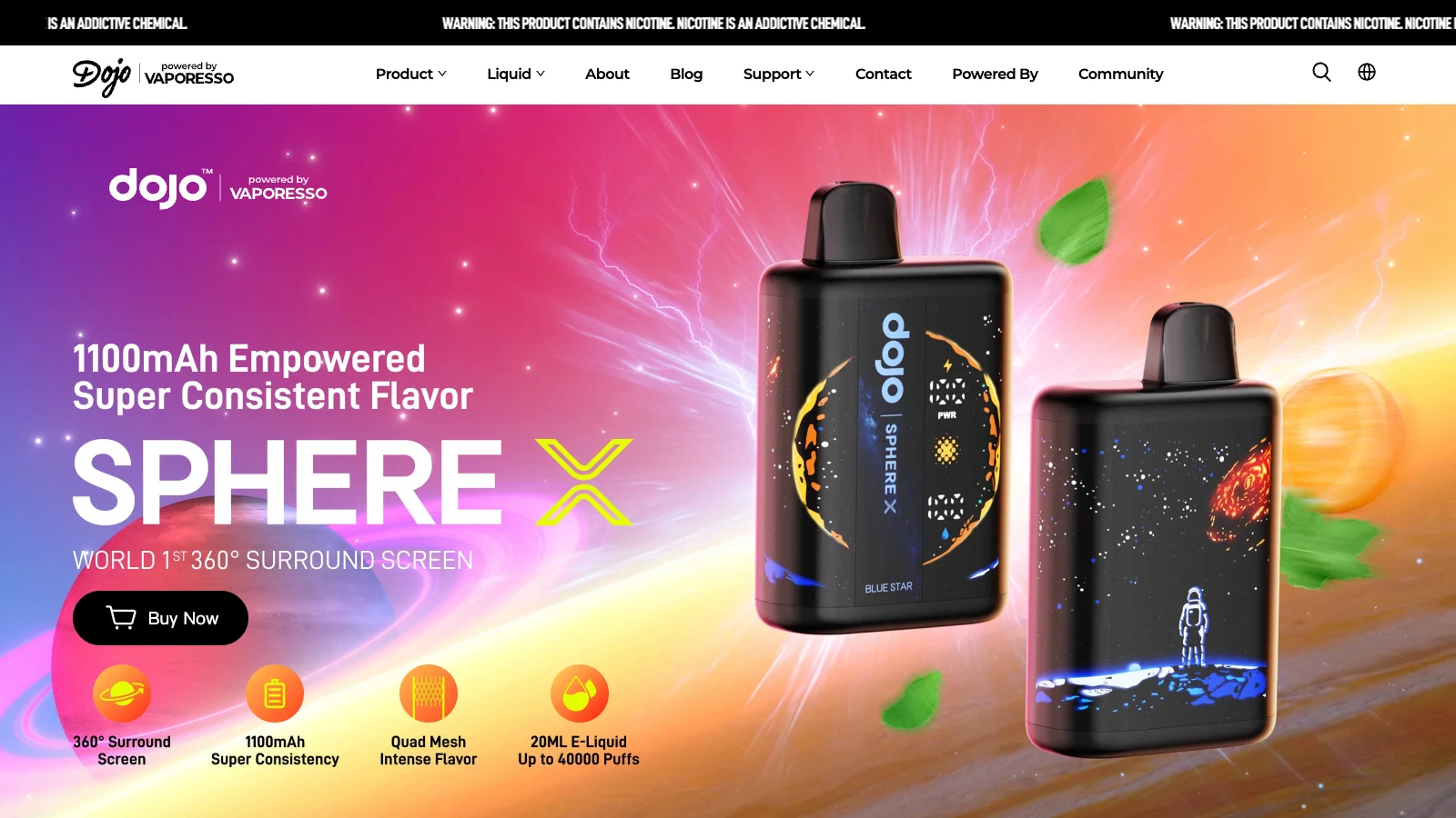 Sphere X homepage