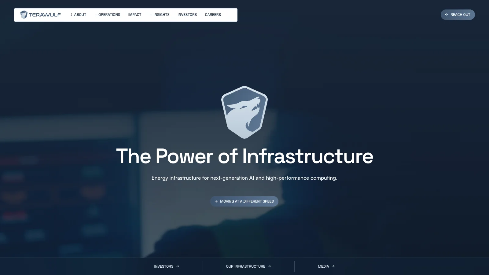 TeraWulf homepage