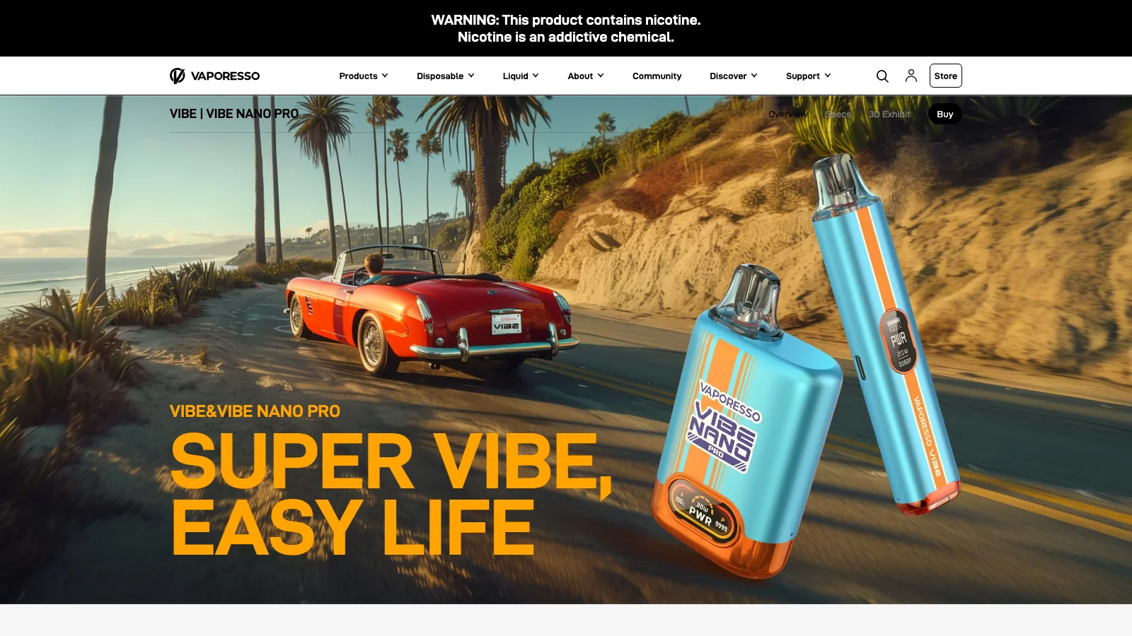 VIBI homepage