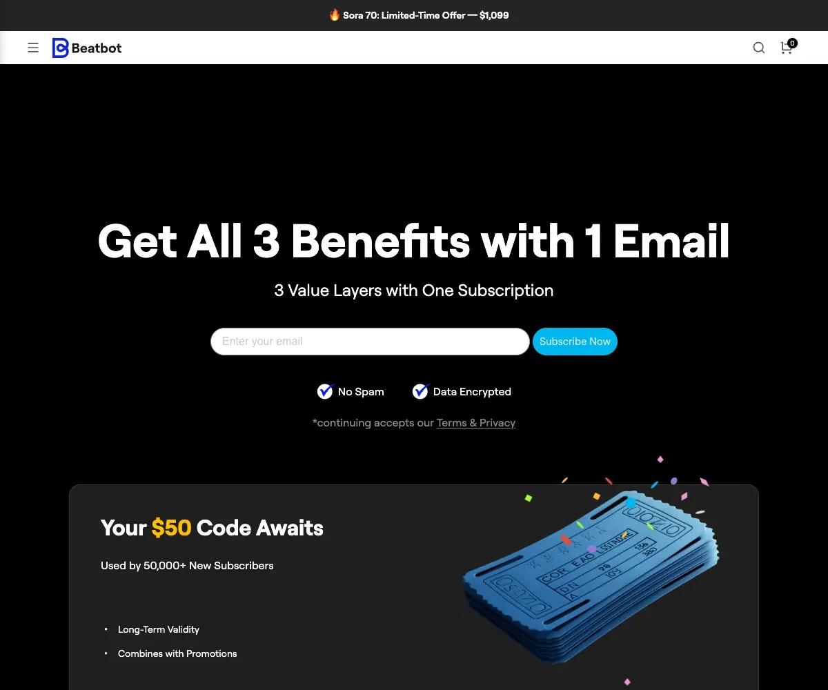 beatbot 首页预览