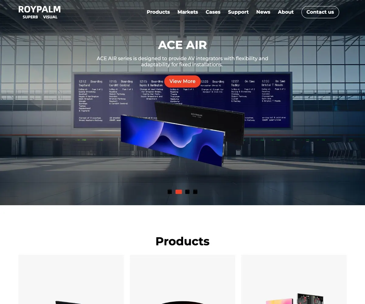 ROYPALM 首页预览
