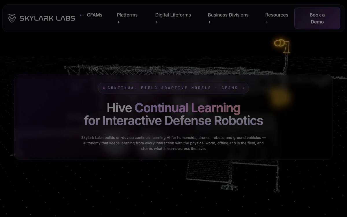 Skylark Labs homepage