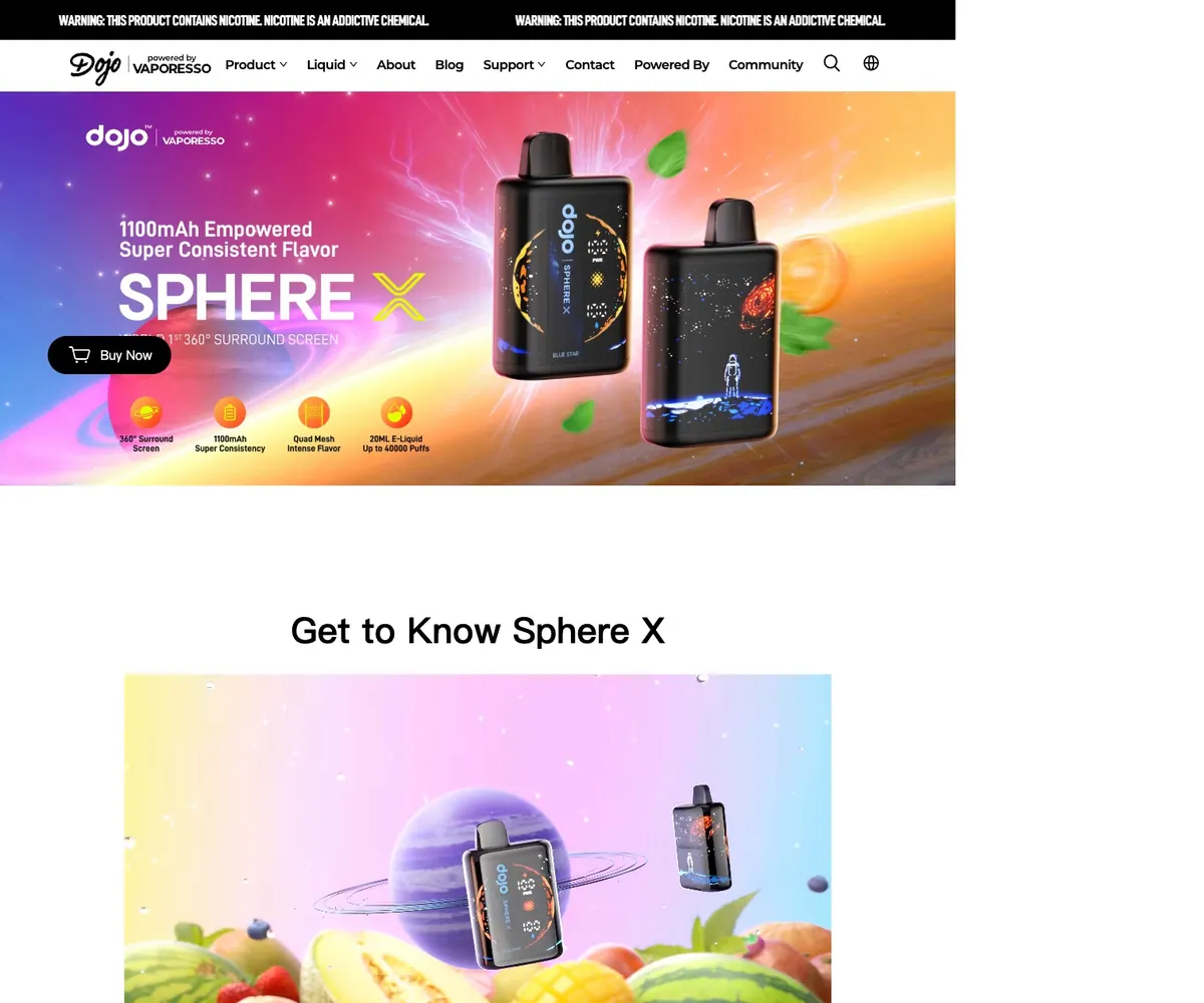 Sphere X 首页预览