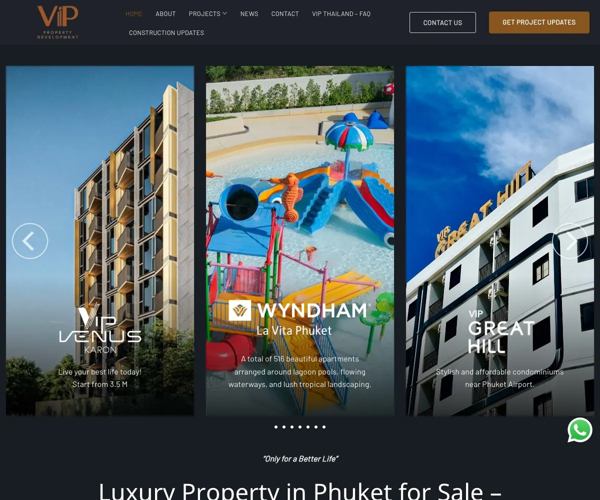 VIP THAILAND 首页预览